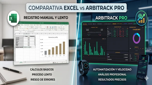 Comparativa Excel vs ArbiTrack