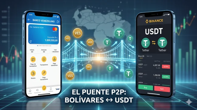 Puente entre la banca venezolana y Binance P2P