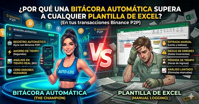 Comparativa Excel vs ArbiTrack Pro