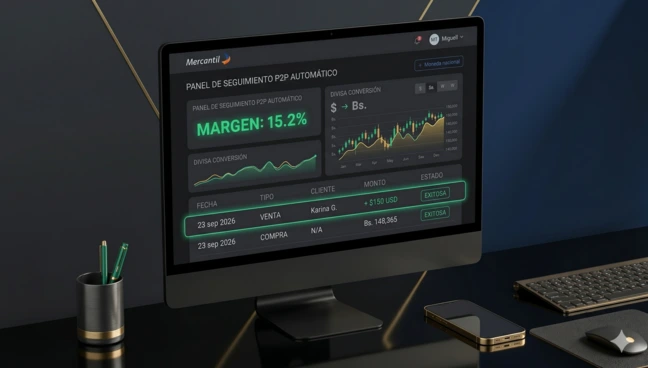 Software de control de datos estadísticos para trading P2P