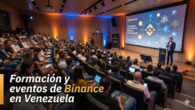 Formación y eventos de Binance en Caracas