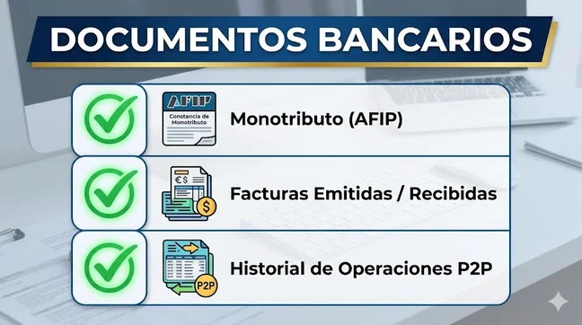 Documentos necesarios para justificar ingresos P2P